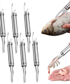 5 in 1 multifunctional shrimp line fish maw knife