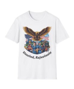 Labour Day Legacy Tee, Unwind Rejuvinate Shirt, Unisex Casual Wear, Gifts for Veterans, American Worker Pride Apparel