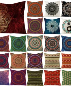 Sofa Mandala Cushion Pillow Home Decoration   Cover Bohemian Ethnic Decorative Pillowcase