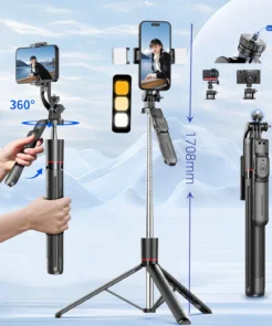 Selfie Stick Tripod with 1708mm Long Monopod