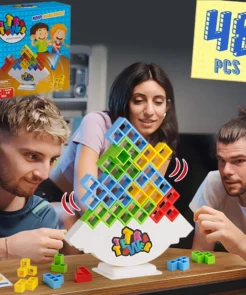 48PCS Tetra Tower Balance Stacking Game