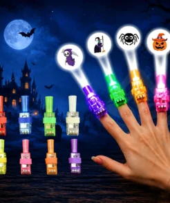 LED Finger Lights Neon Party Favors Glow in the Dark Rave Party Supplies Goodie Bag Stuffers Box Prizes